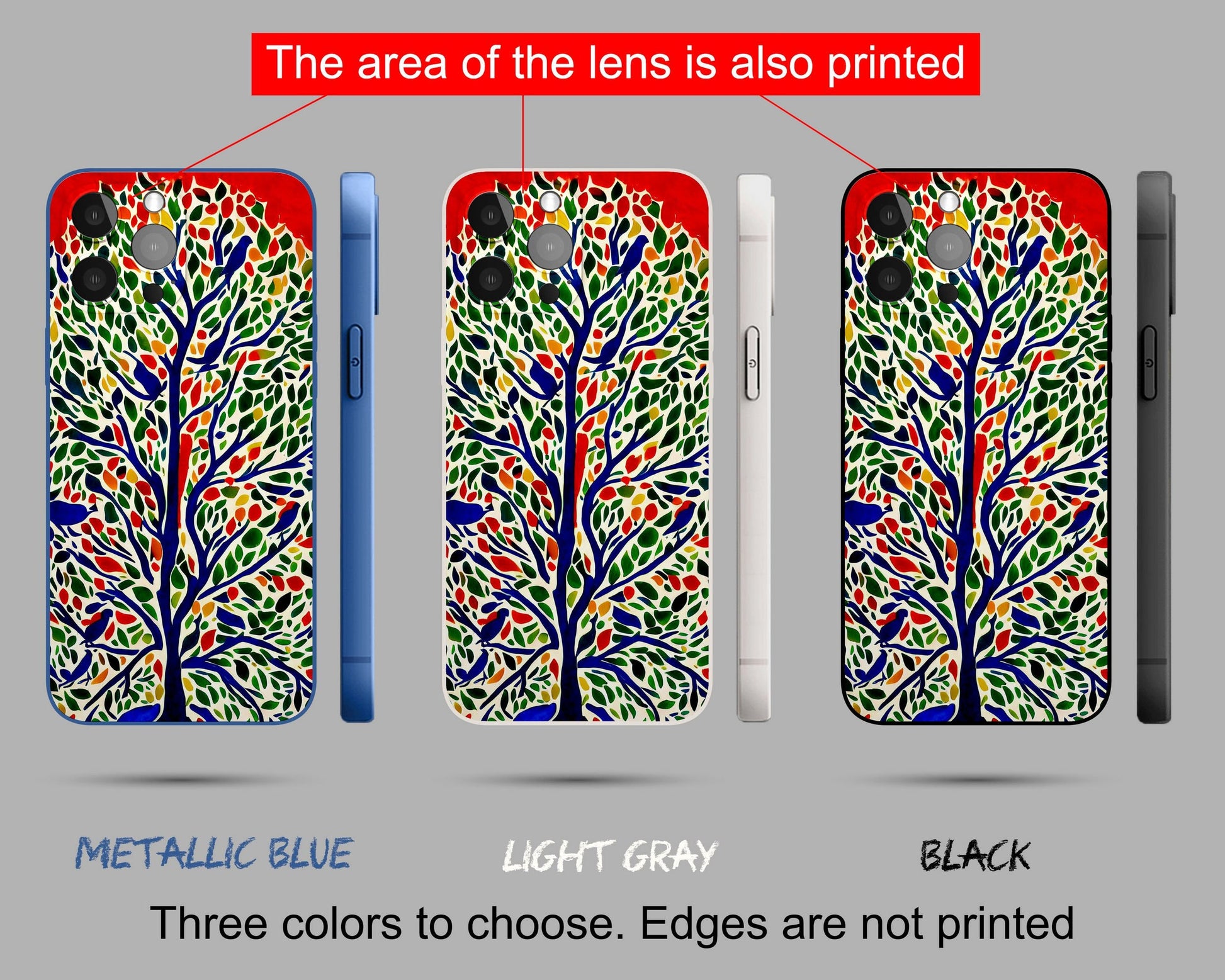 George Miller Original Watercolor Tree Of Life Iphone Case, Iphone 12 Pro Max, Designer Iphone 8 Plus Case, Birthday Gift, Iphone Case Matte