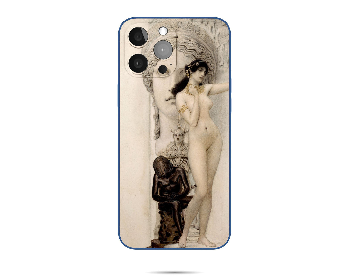 Gustav Klimt Famous Art Allegory Of Sculpture Iphone Case, Iphone 14 Plus Case, Iphone X, Designer Iphone Case, Birthday Gift, Silicone Case
