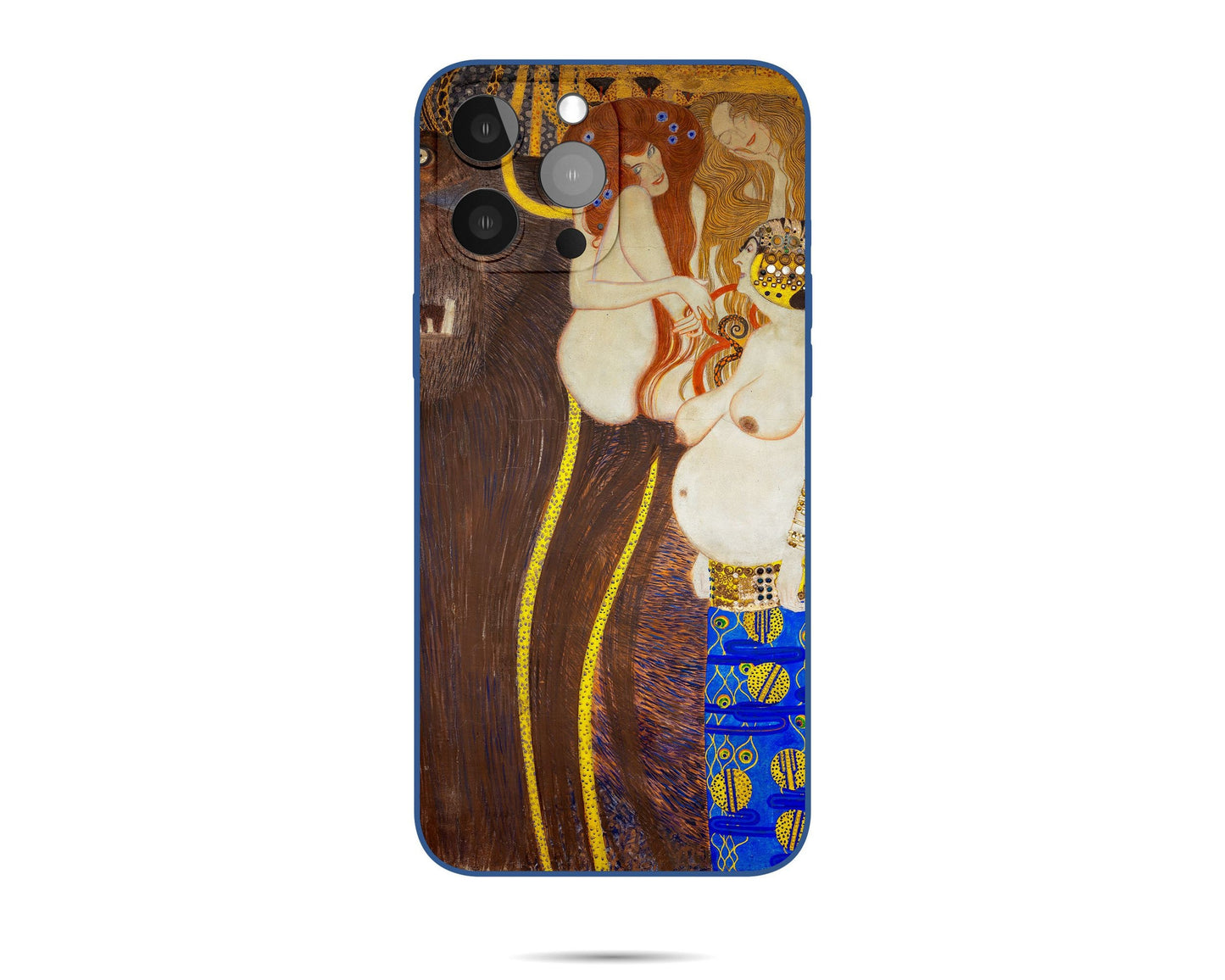 Iphone Case Of Gustav Klimt Painting Beethoven Frieze-The Hostile Powers, Iphone 12 Pro Case, Iphone 7 Case, Aesthetic Iphone, Gift For Her