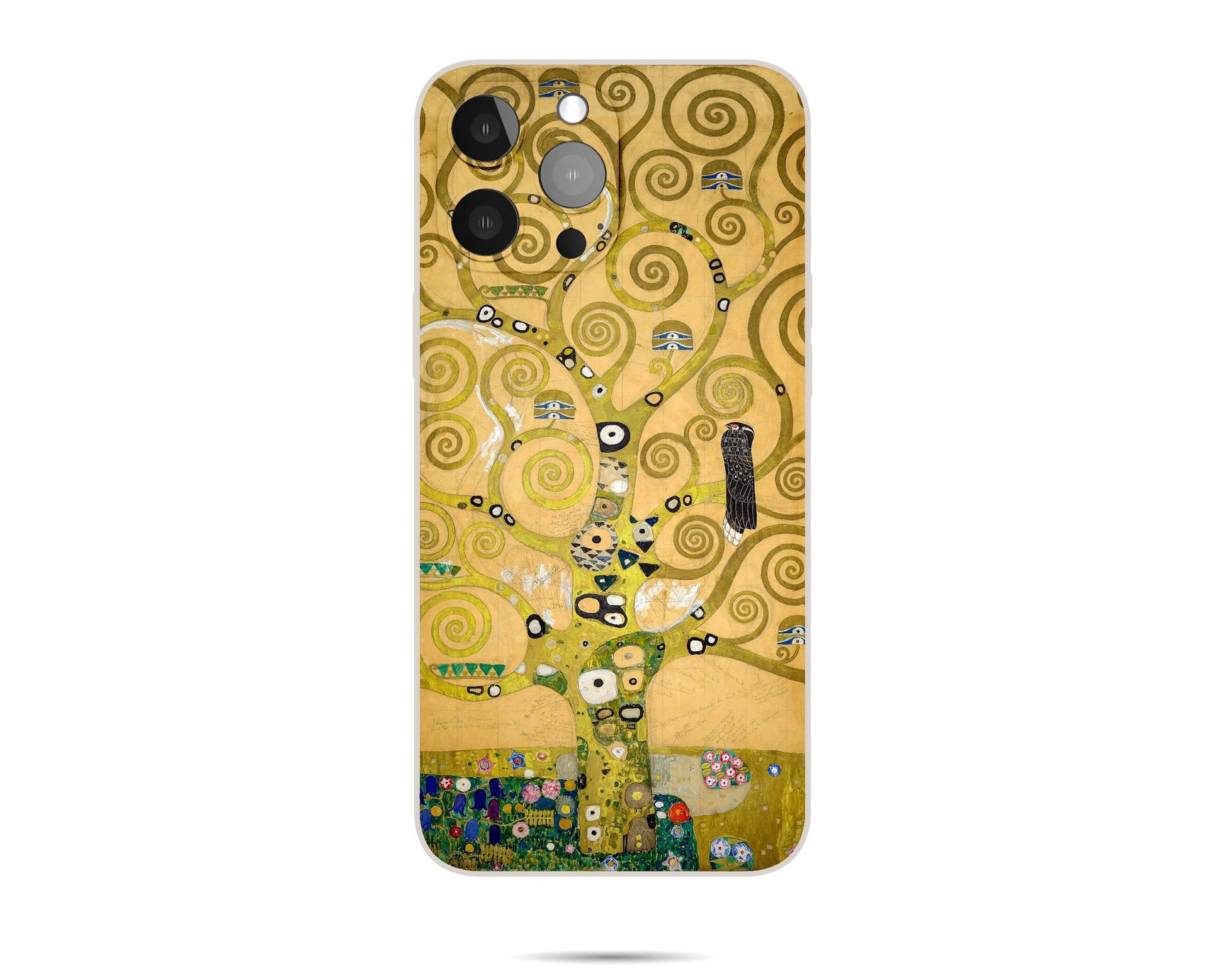 Iphone Case Of Gustav Klimt Famous Art Tree Of Life Iphone Cover, Iphone 11 Case, Iphone 7, Aesthetic Iphone, Protective Case