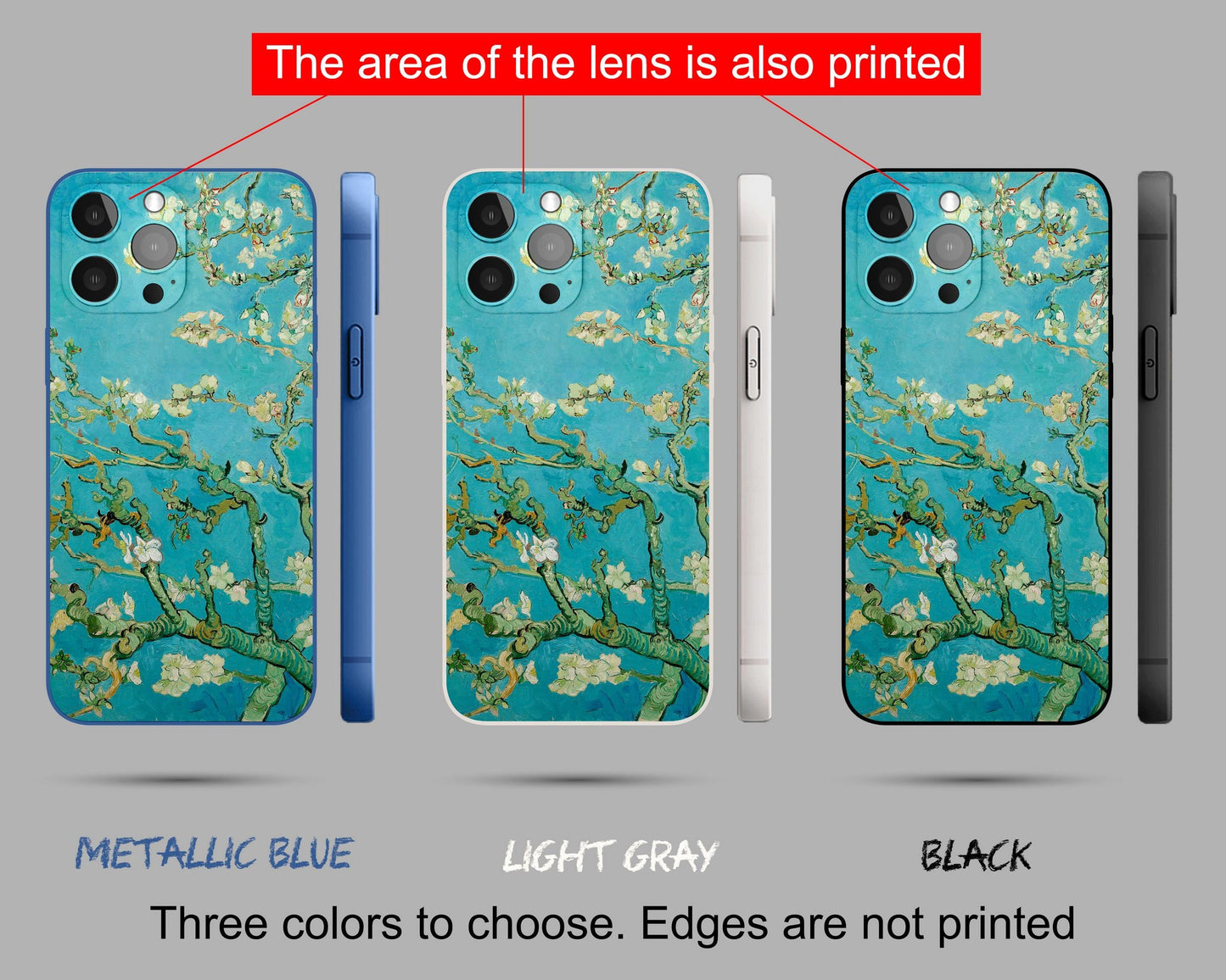 Vincent Van Gogh Iphone 14 Case, Iphone 11, Iphone Xr Case, Iphone 8 Plus Case Art, Designer Iphone Case, Gift For Her, Iphone Case Silicone