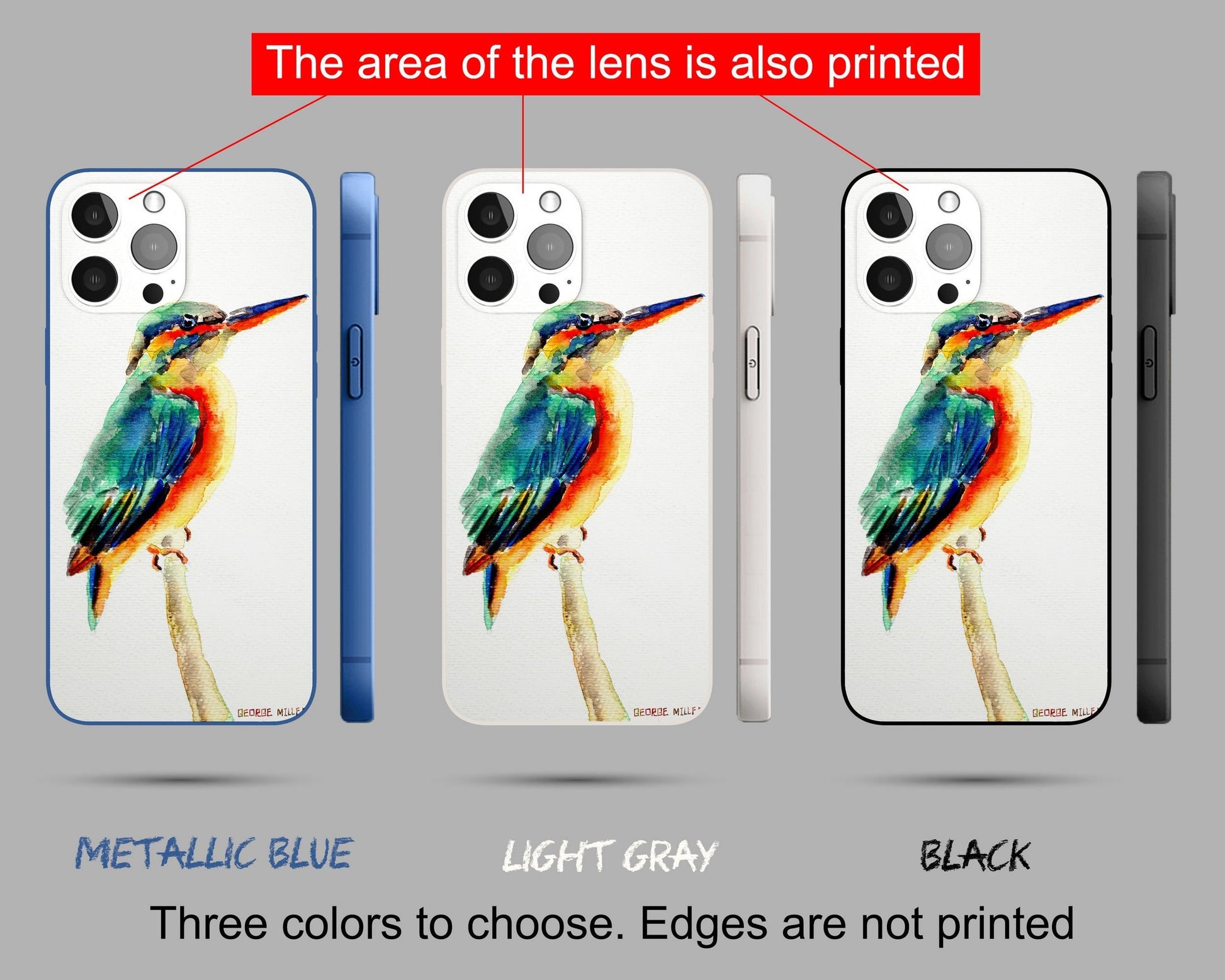 Kingfisher Bird Iphone 14 Case Iphone Cover, Iphone 13, Iphone Xmax, Iphone 8 Plus Case, Aesthetic Phone Case, Gift For Her, Silicone Case