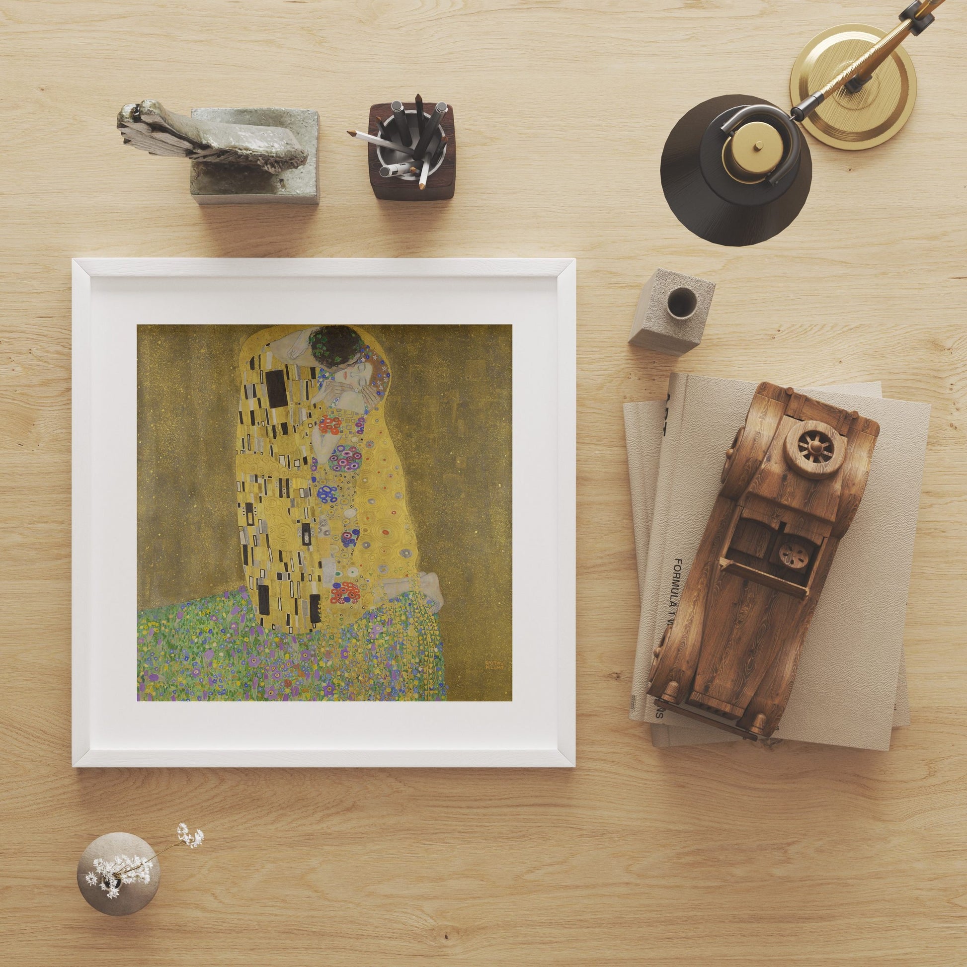 Gustav Klimt Painting The Kiss Canvas Print, Prints, Large Art Print, Trendy Art Prints, Home Wall Art, Framed Canvas, Fine Art Print