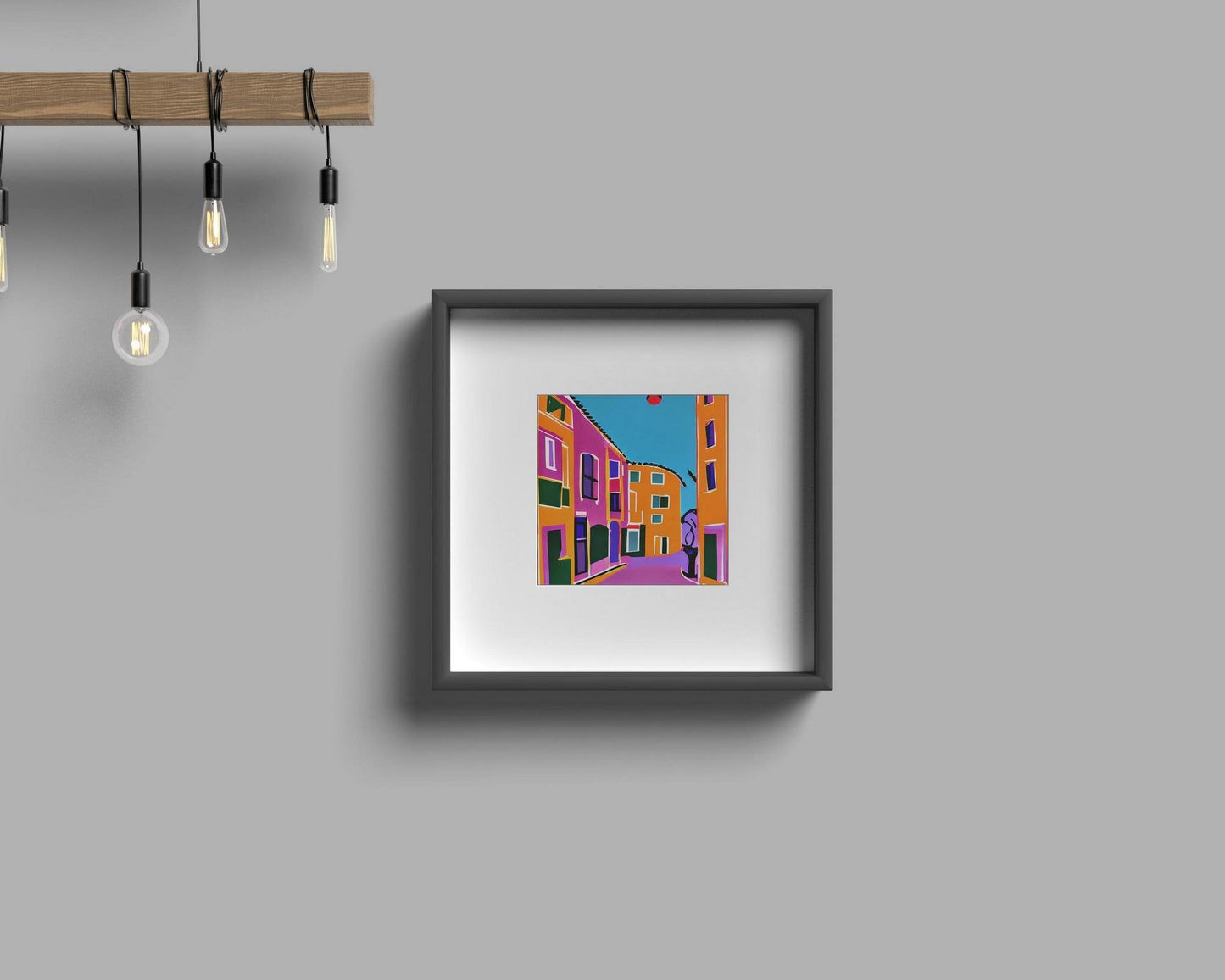 Madrid City View, Spain, Canvas Art, Framed Travel Poster, Travel Poster, Europen Travel Poster, Modern Art, Kids Room Decor, Framed Canvas