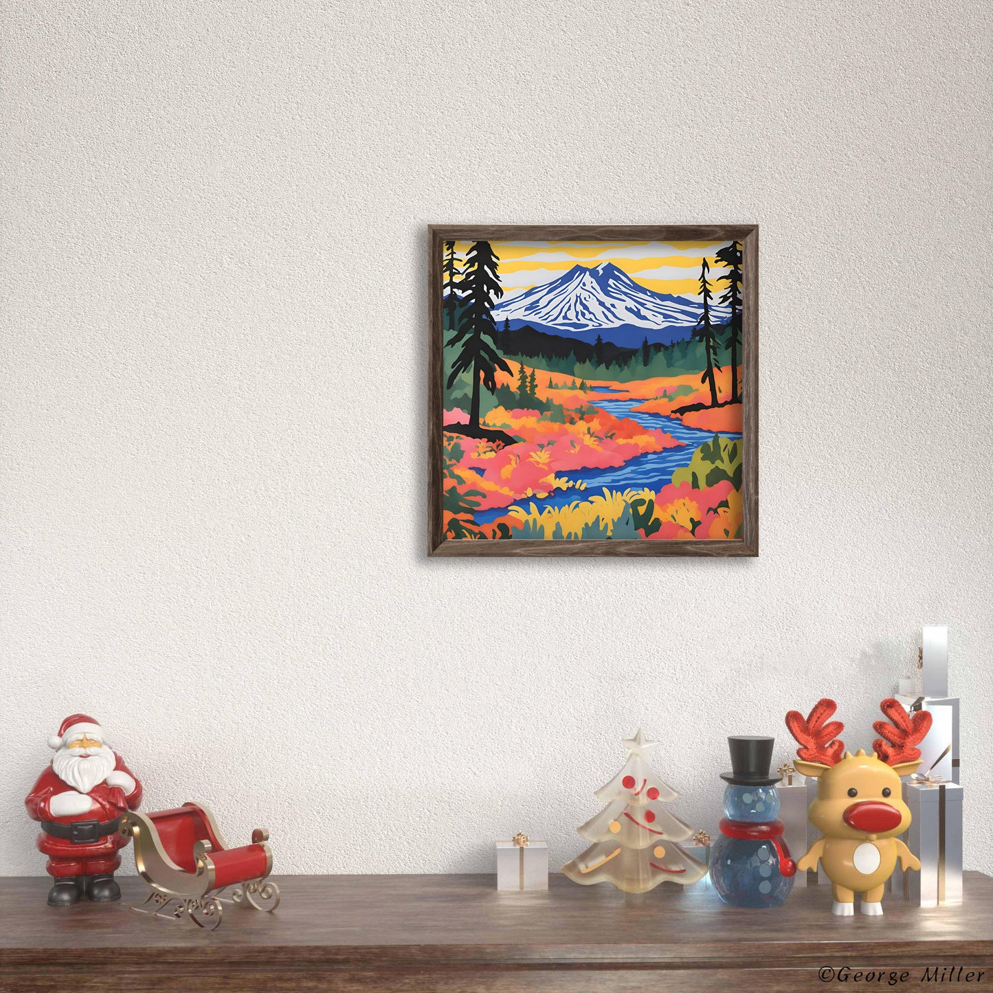 Usa Travel Print Lassen Volcanic National Park, Wall Art, Trendy Wall Art Print, Gifts For Him, Framed Canvas, Fine Art Poster