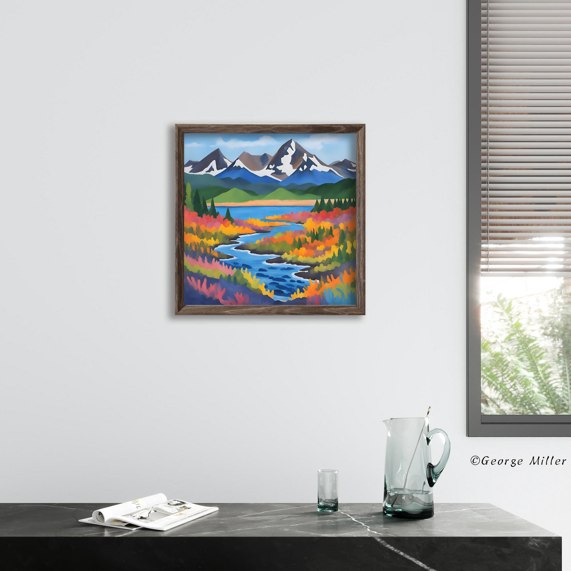 Katmai National Park Alaska Usa Travel Print, Posters, Travel Print, Bedroom Decor, Framed Canvas, Fine Art Print