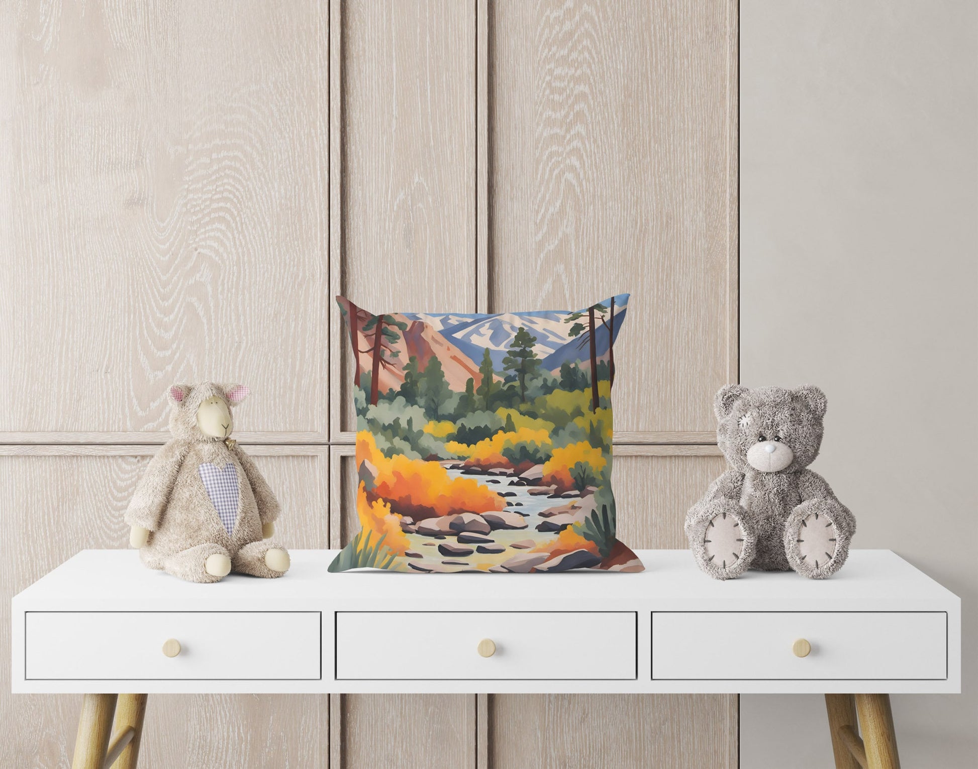Kings Canyon National Park California Decorative Pillow, Usa Travel Pillow, Soft Pillow Cases, Colorful Pillow Case, Fashion