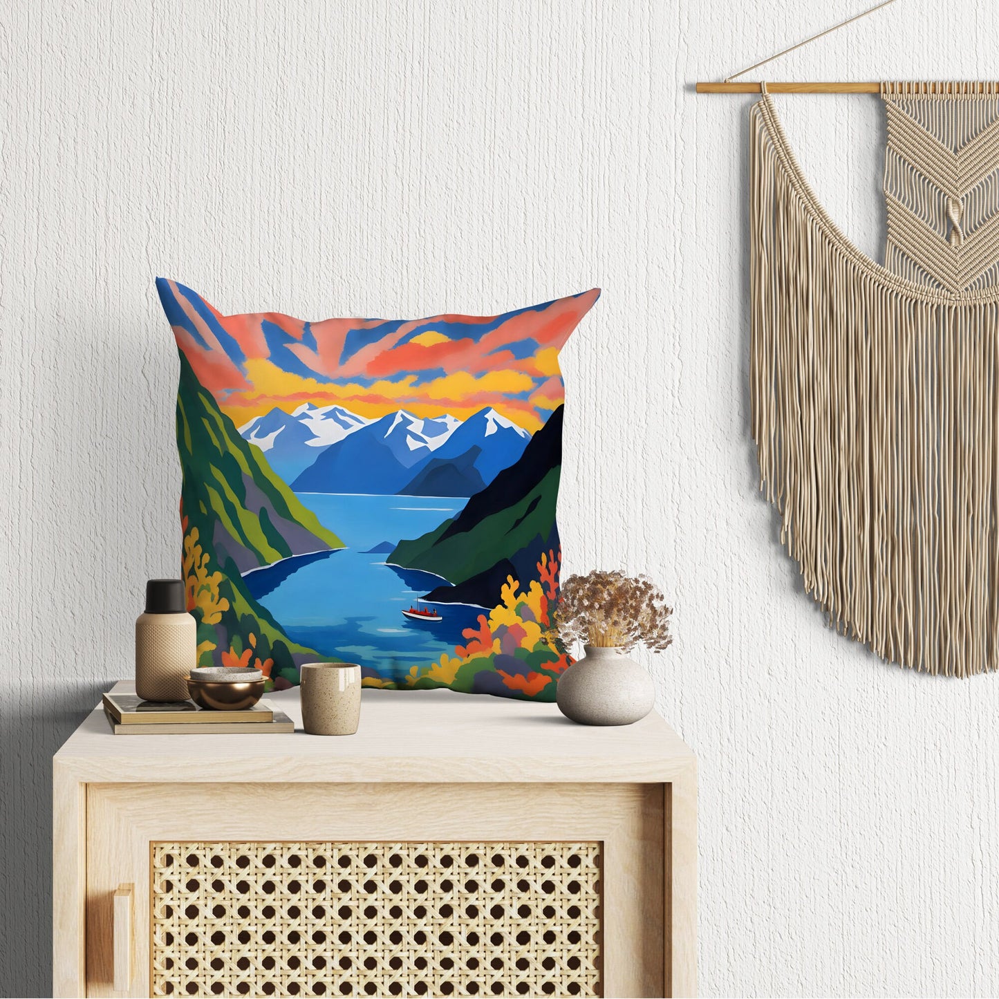 Kenai Fjords National Park, Tapestry Pillows, Usa Travel Pillow, Modern Pillow, Pillow Covers 20X20, Playroom Decor, Abstract Decor