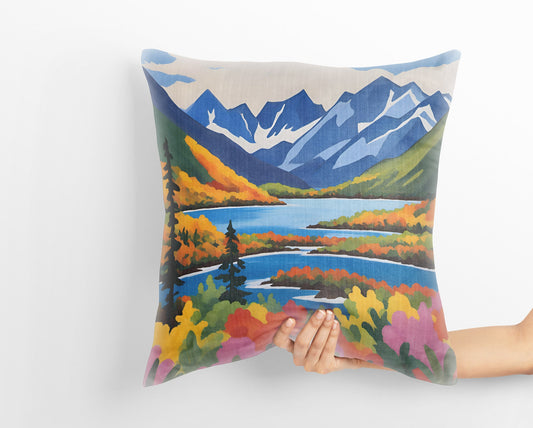 Lake Clark National Park, Decorative Pillow, Usa Travel Pillow, Soft Pillow Cases, Square Pillow, Farmhouse Pillow, Pillow Cases Kids