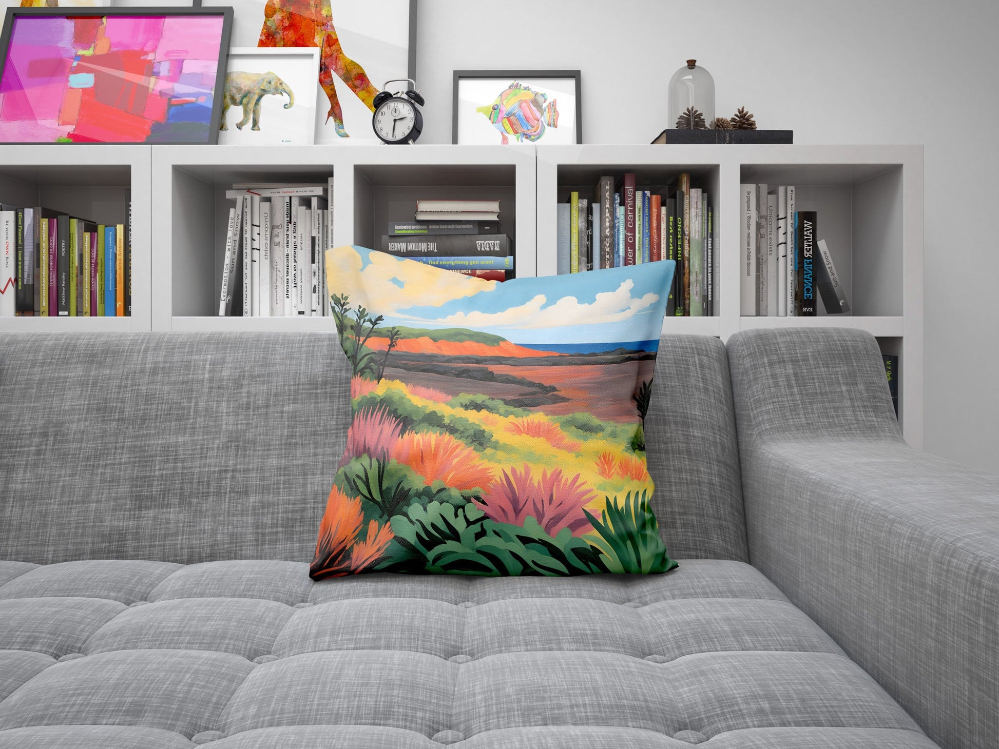 Hawaii Volcanoes National Park Tapestry Pillows, Usa Travel Pillow, Art Pillow, Pillow Case, Fashion, Square Pillow, Housewarming Gift