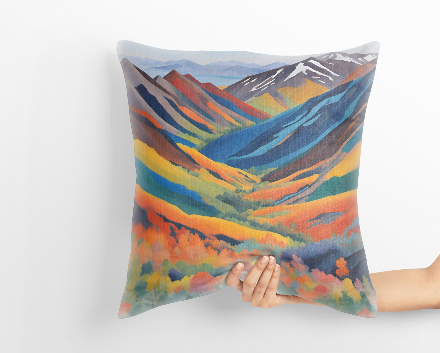 Katmai National Park Alaska, Tapestry Pillows, Usa Travel Pillow, Soft Pillow Cases, Colorful Pillow Case, 16X16 Case, Home Decor Pillow