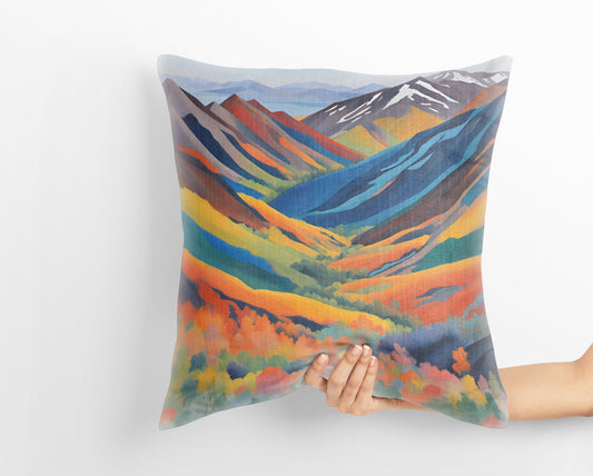 Katmai National Park Alaska, Tapestry Pillows, Usa Travel Pillow, Soft Pillow Cases, Colorful Pillow Case, 16X16 Case, Home Decor Pillow