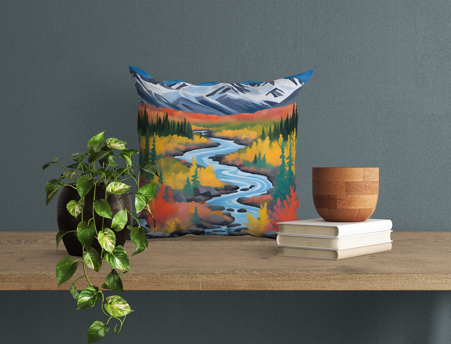 Wrangell-St. Elias National Park Alaska Toss Pillow, Usa Travel Pillow, Comfortable, Contemporary Pillow, 20X20 Pillow Cover, Holiday Gift