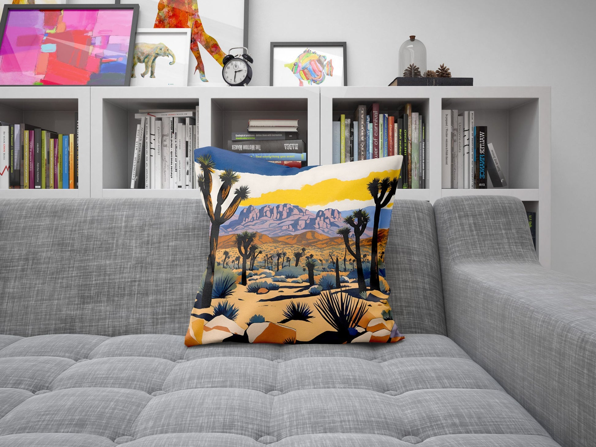 Hidden Valley In Joshua Tree National Park, California Tapestry Pillows, Travel Pillow, Designer Pillow, Modern Pillow, Large Pillow Cases