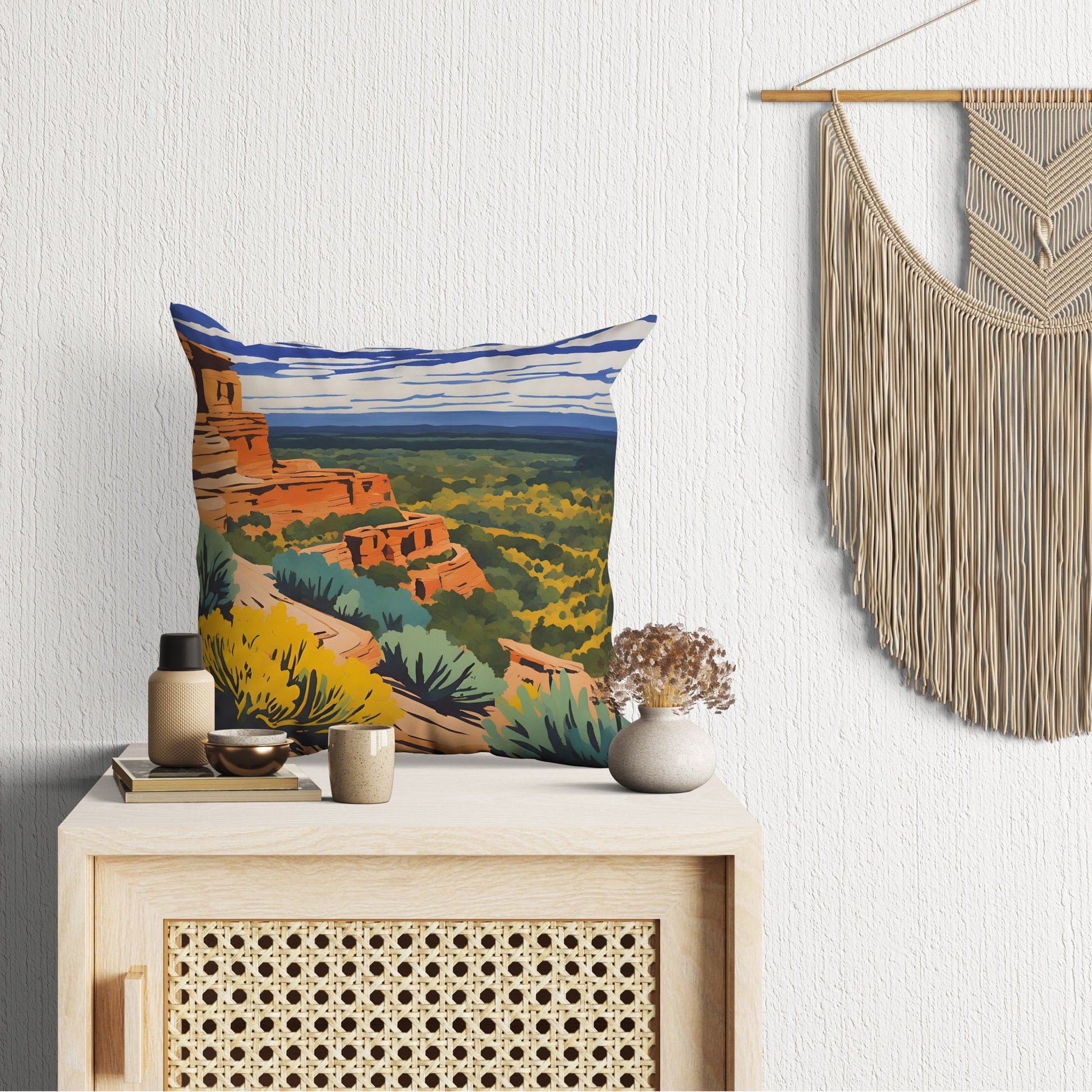 Mesa Verde National Park, Colorado Tapestry Pillows, Usa Travel Pillow –  georgemillerart