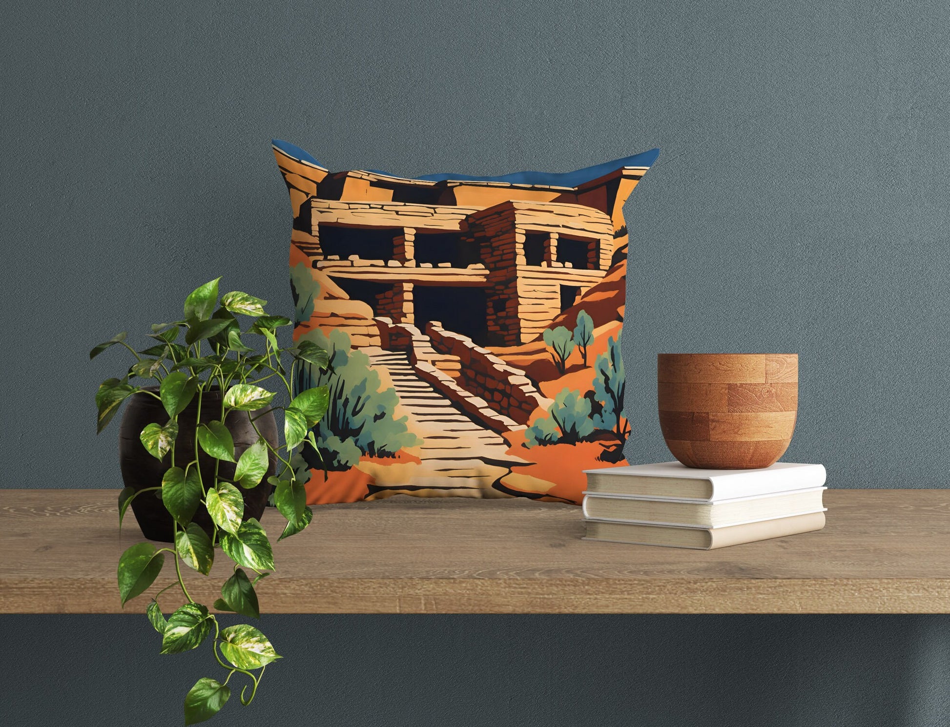 Mesa Verde National Park, Colorado Tapestry Pillows, Usa Travel Pillow, Soft Pillow Cases, 18 X 18 Pillow Covers, Home Decor Pillow
