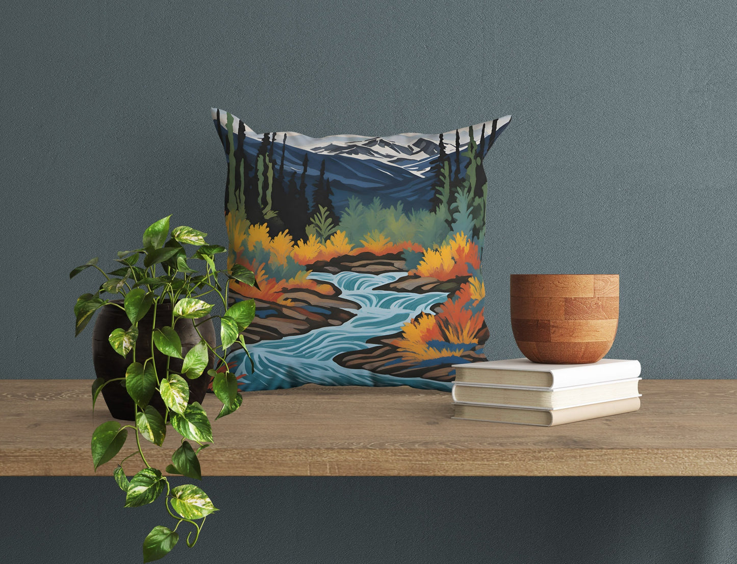 Wrangell-St. Elias National Park Throw Pillow Cover, Usa Travel Pillow, Soft Pillow Cases, Colorful Pillow Case, Fashion, Square Pillow