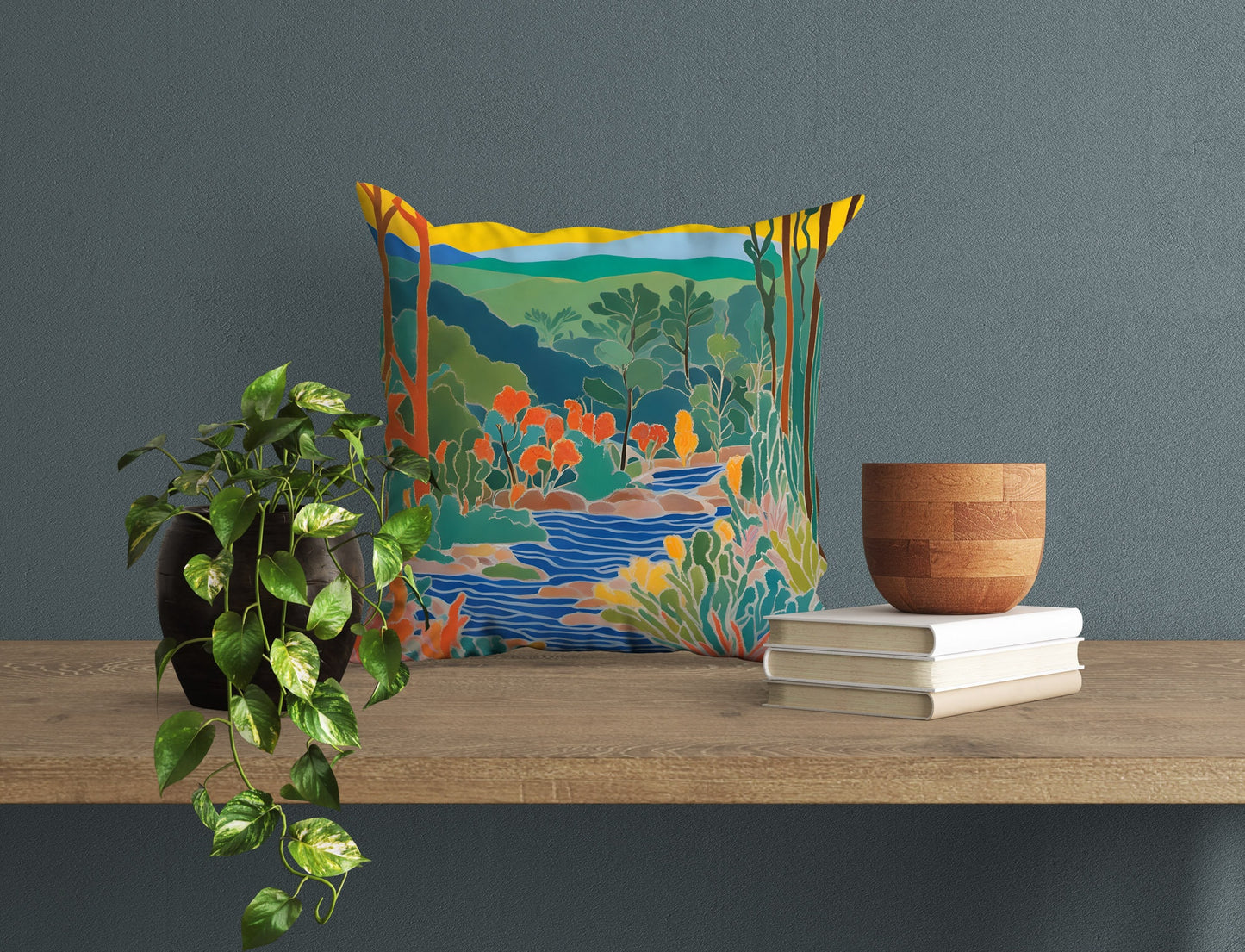 Hot Springs National Park, Arkansas Tapestry Pillows, Usa Travel Pillow, Colorful Pillow Case, Beautiful Pillow, Large Pillow Cases