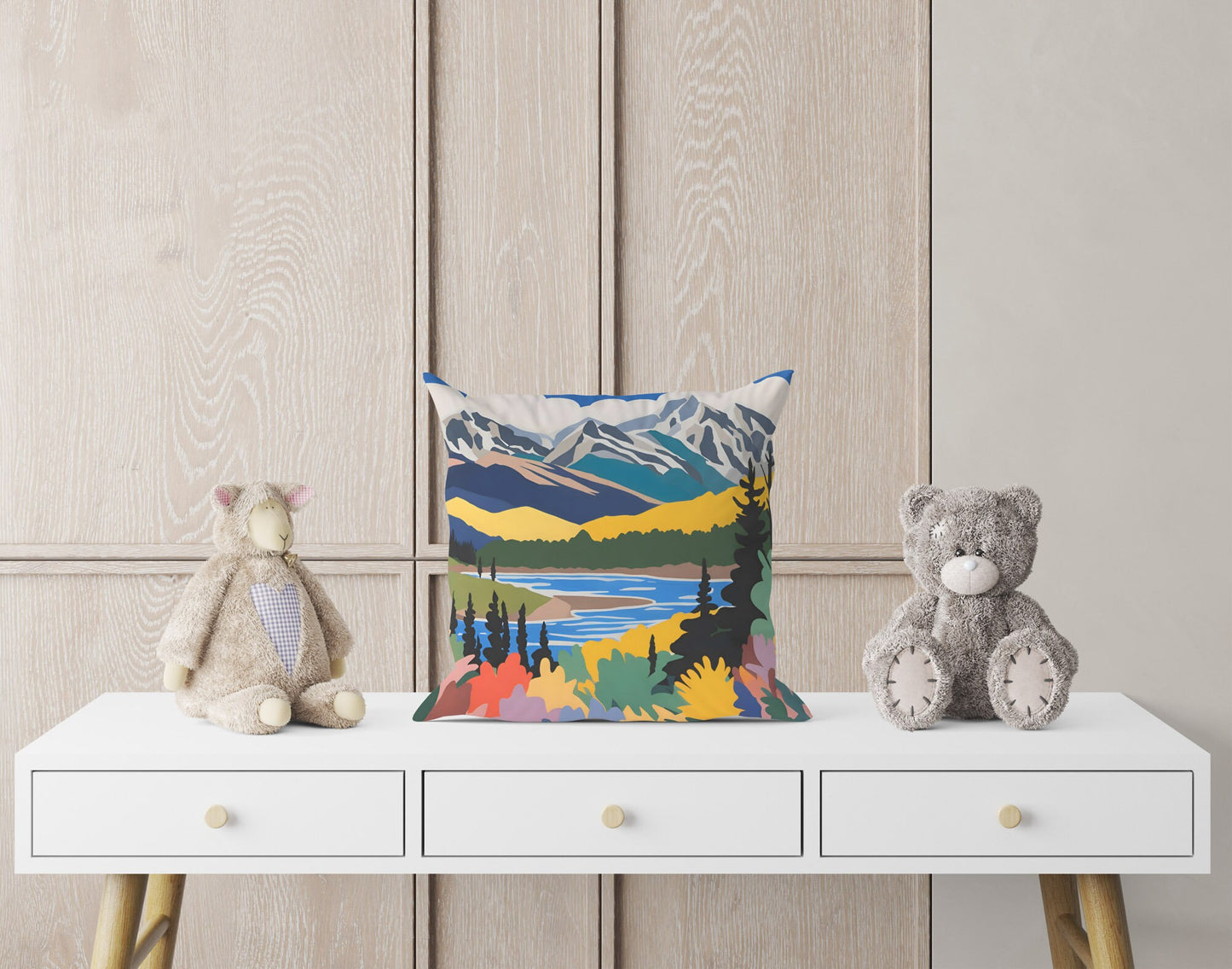 Rocky Mountain National Park, Colorado Throw Pillow, Usa Travel Pillow, Art Pillow, Colorful Pillow Case, Fashion, Large Pillow Cases