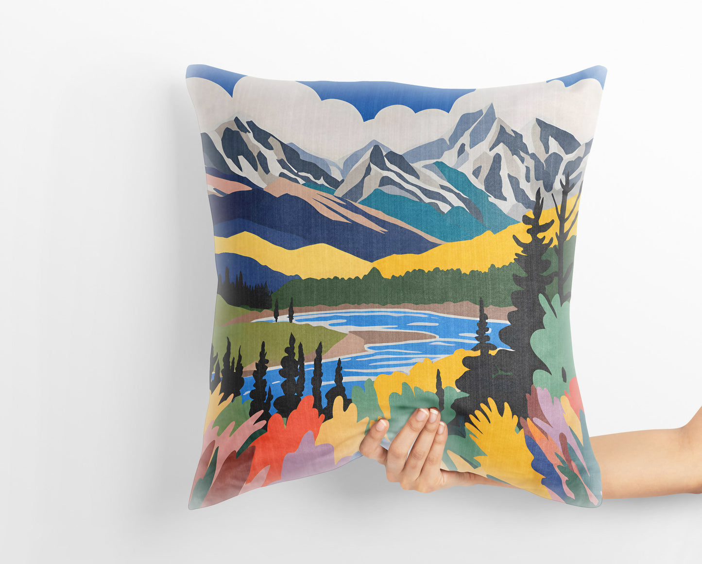 Rocky Mountain National Park, Colorado Throw Pillow, Usa Travel Pillow, Art Pillow, Colorful Pillow Case, Fashion, Large Pillow Cases