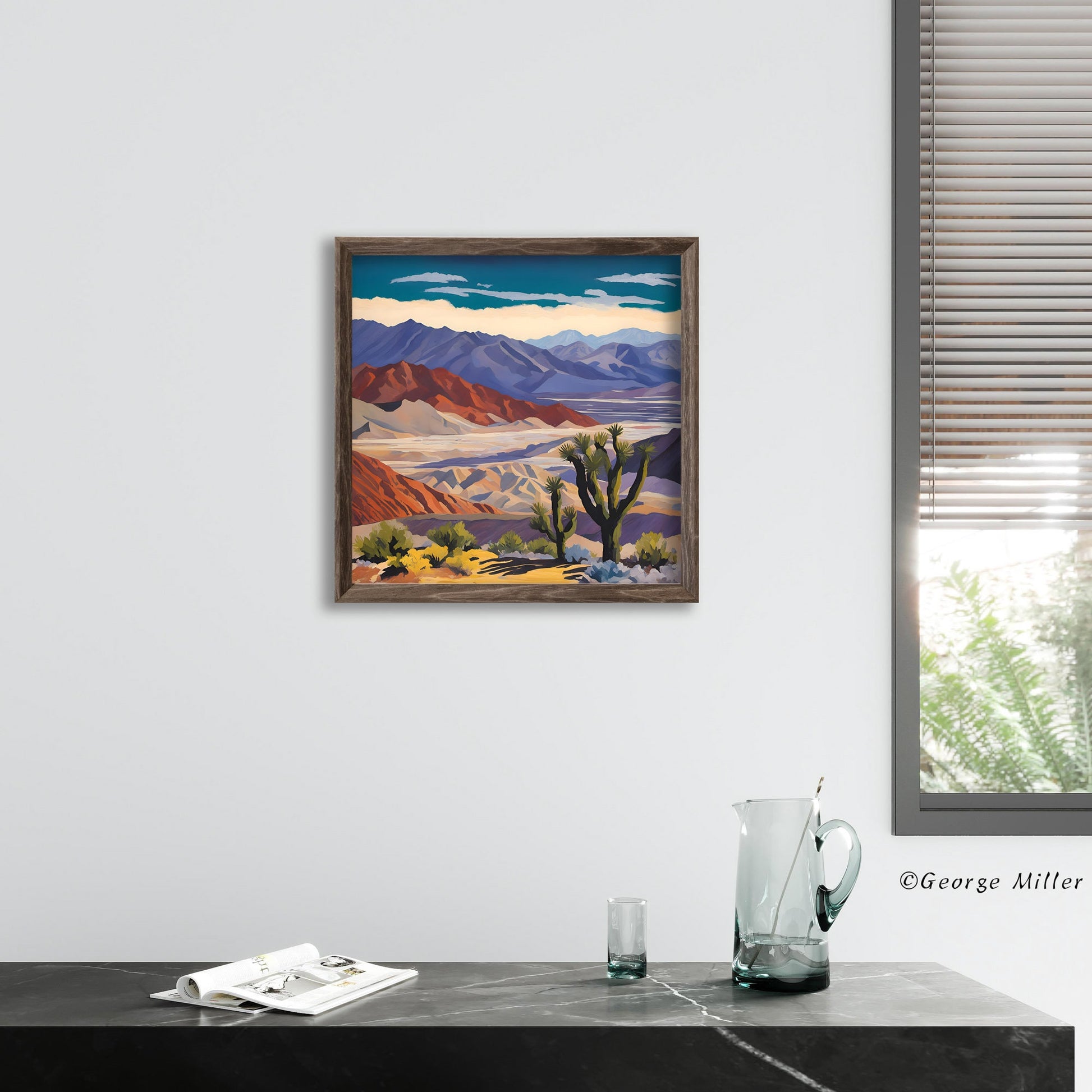 Dante'S View In Death Valley National Park, California Usa Travel Print, Wall Prints, Landscape Print, Canvas Wraps