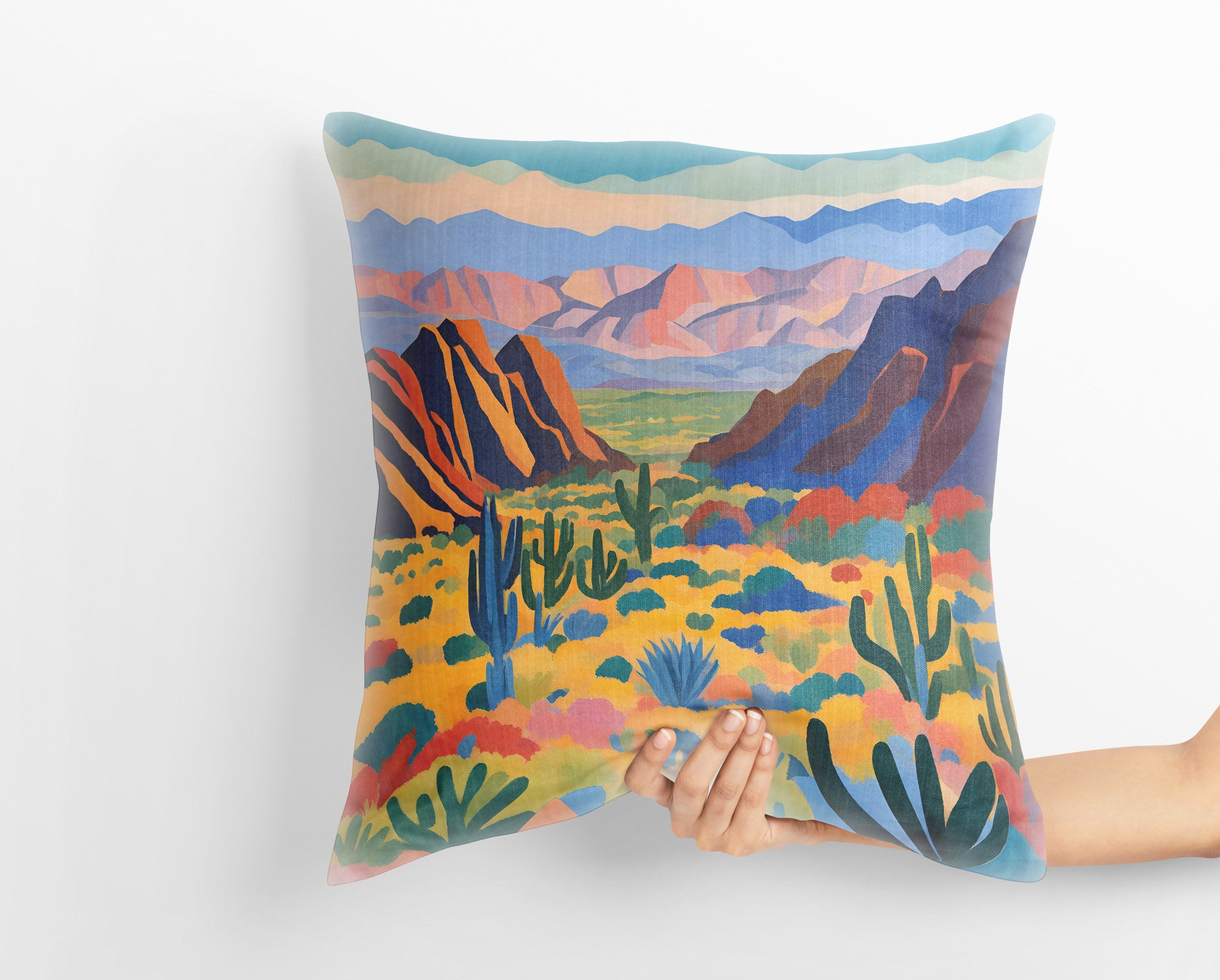 Big Bend National Park Tapestry Pillows Usa Travel Pillow