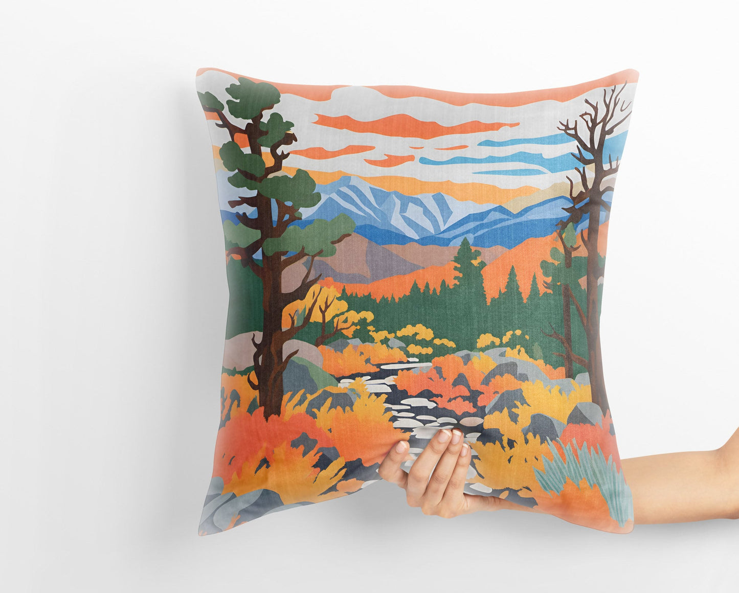 Great Basin National Park Decorative Pillow, Usa Travel Pillow, Artist Pillow, Fashion, Square Pillow, Gift For Parents, Pillow Cases Kids