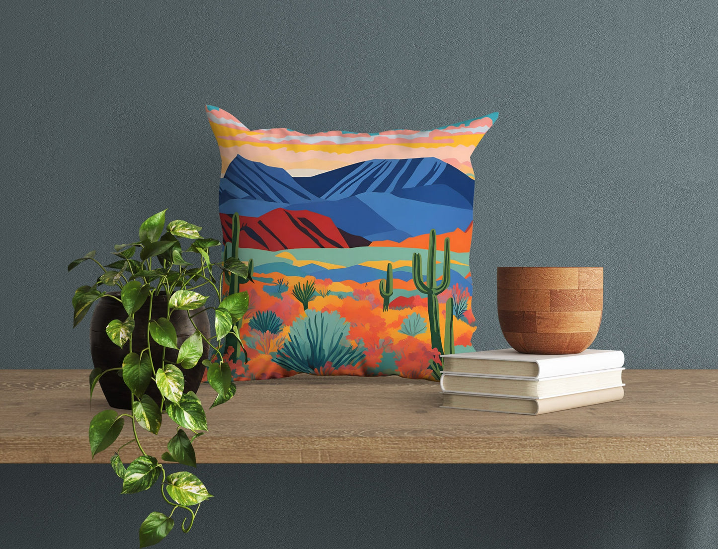 Guadalupe Mountains National Park, Toss Pillow, Usa Travel Pillow, Artist Pillow, Colorful Pillow Case, Modern Pillow, 18 X 18 Pillow Covers