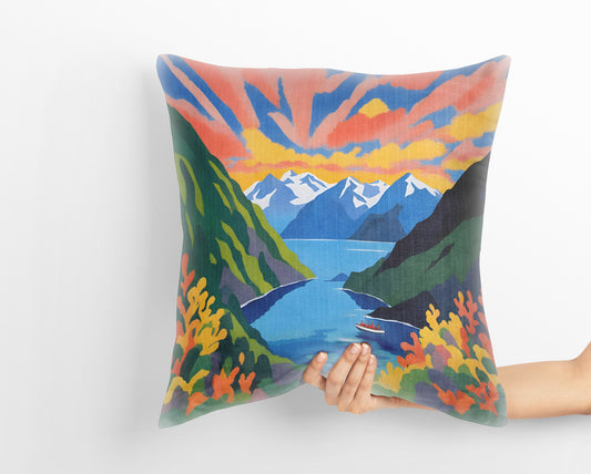 Kenai Fjords National Park, Tapestry Pillows, Usa Travel Pillow, Modern Pillow, Pillow Covers 20X20, Playroom Decor, Abstract Decor