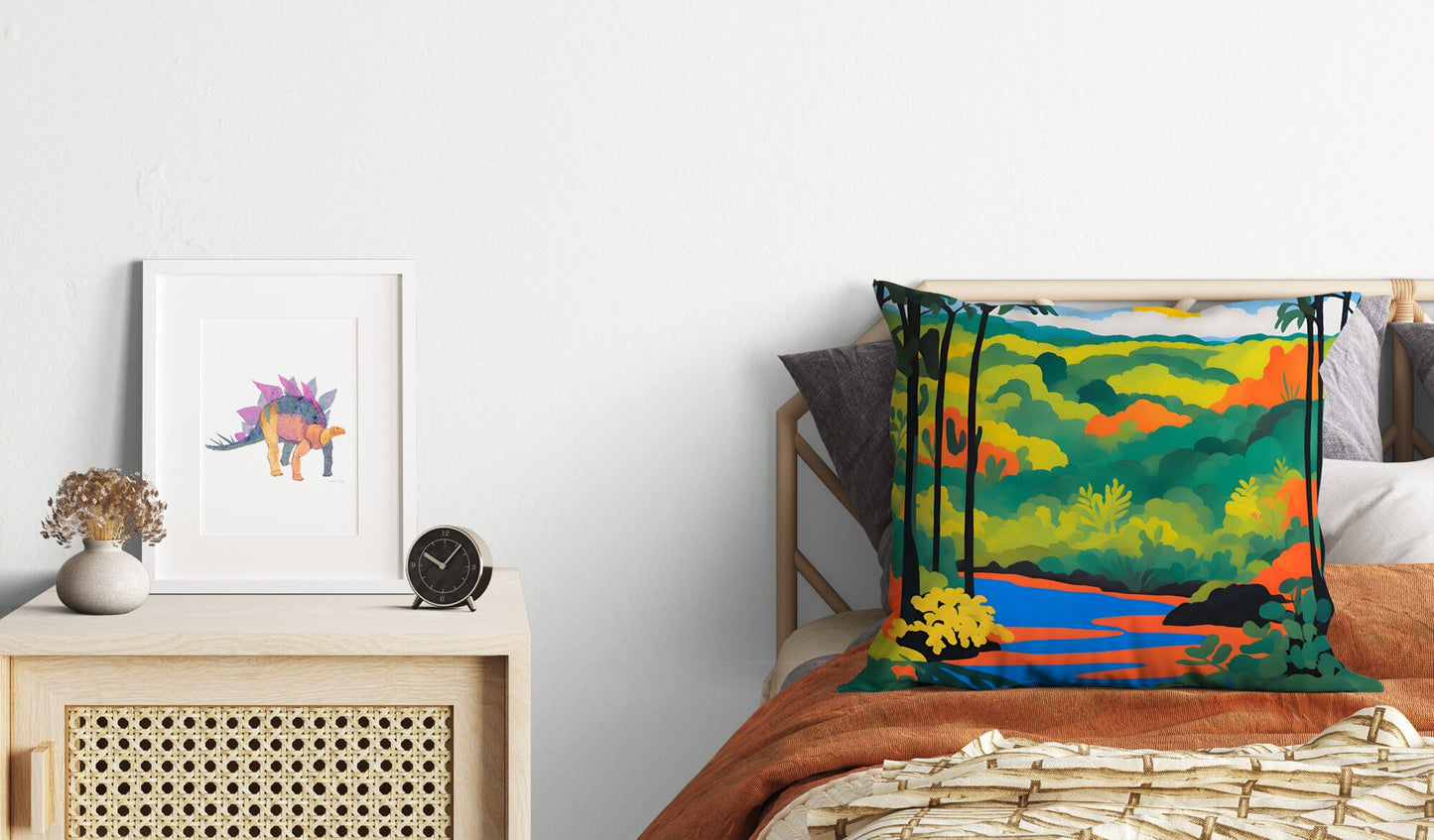 Halekala National Park Tapestry Pillows, Usa Travel Pillow, Modern Pillow, 20X20 Pillow Cover, Home And Living, Pillow Cases For Kids