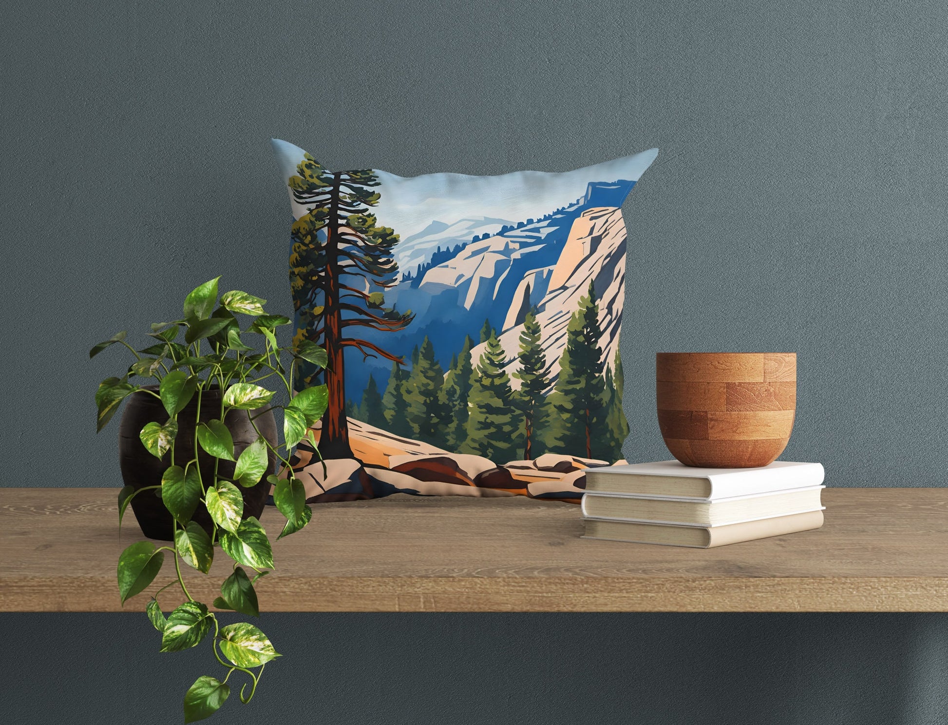 Olmsted Point In Yosemite National Park, California Throw Pillow, Usa Travel Pillow, 16X16 Case, Home And Living, Pillow Cases Kids