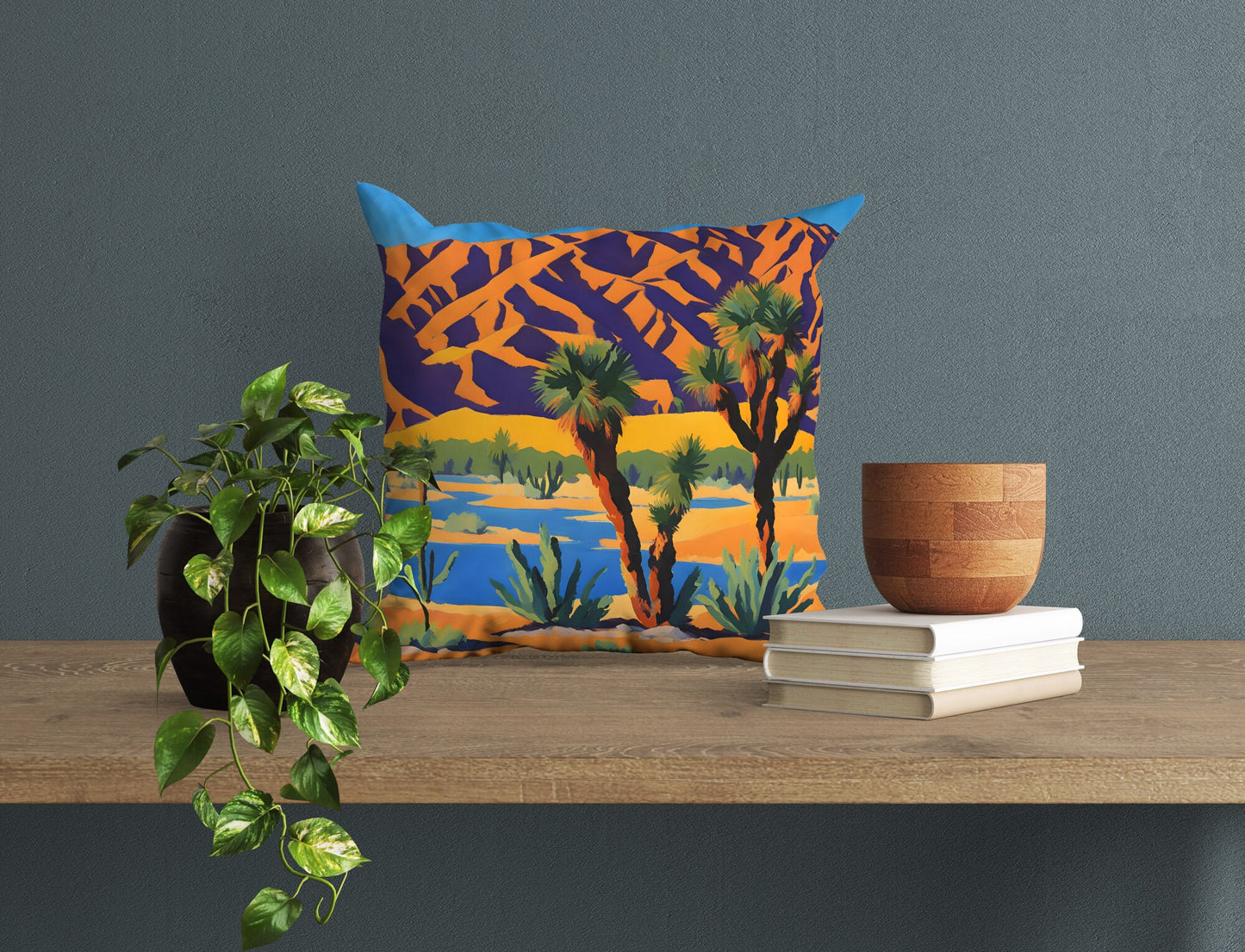 Furnace Creek In Death Valley National Park, California Decorative Pillow, Usa Travel Pillow, Comfortable, Large Pillow, Farmhouse Pillow