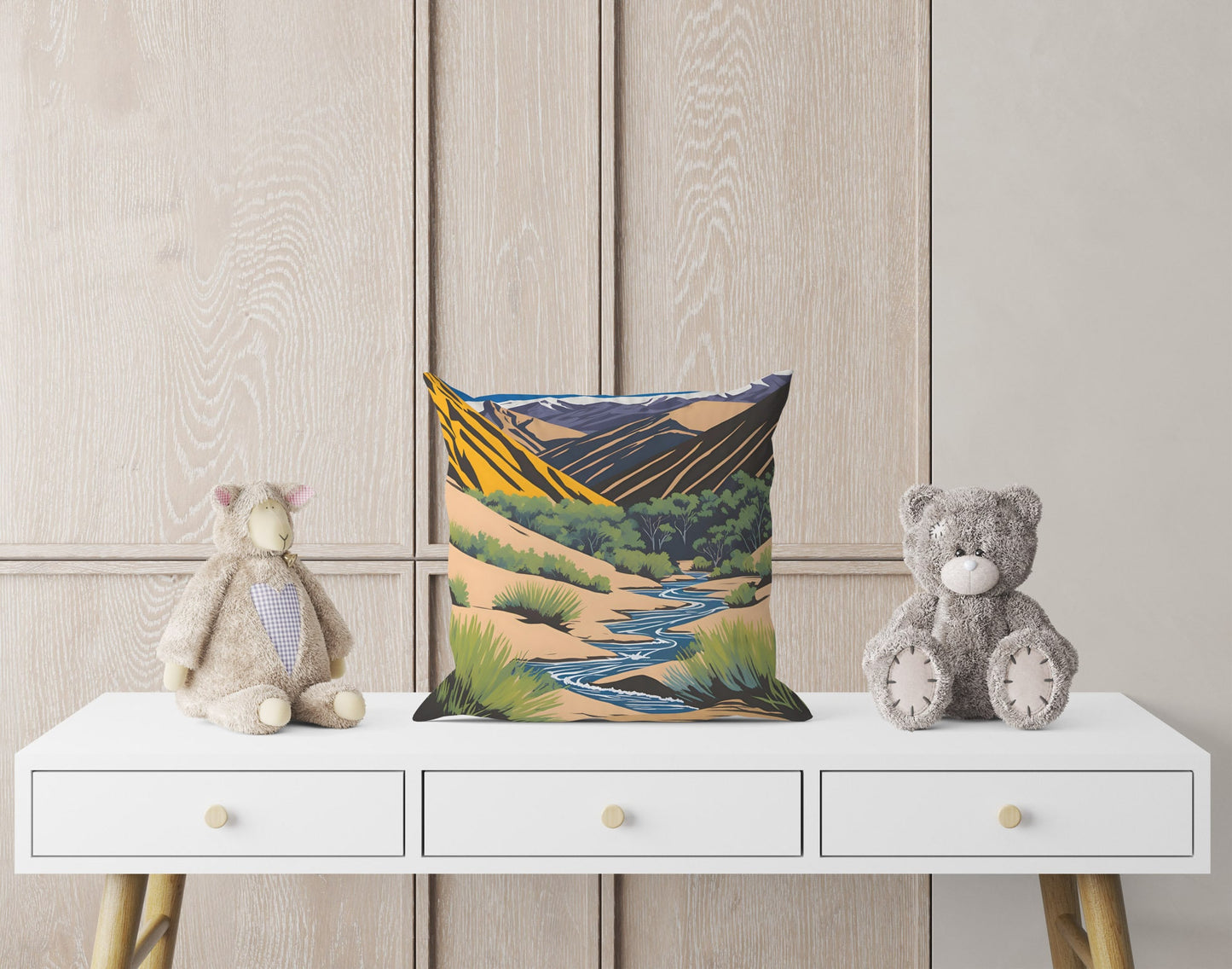 Great Sand Dunes National Park, Colorado Decorative Pillow, Usa Travel Pillow, Artist Pillow, Contemporary Pillow, 20X20 Pillow Cover