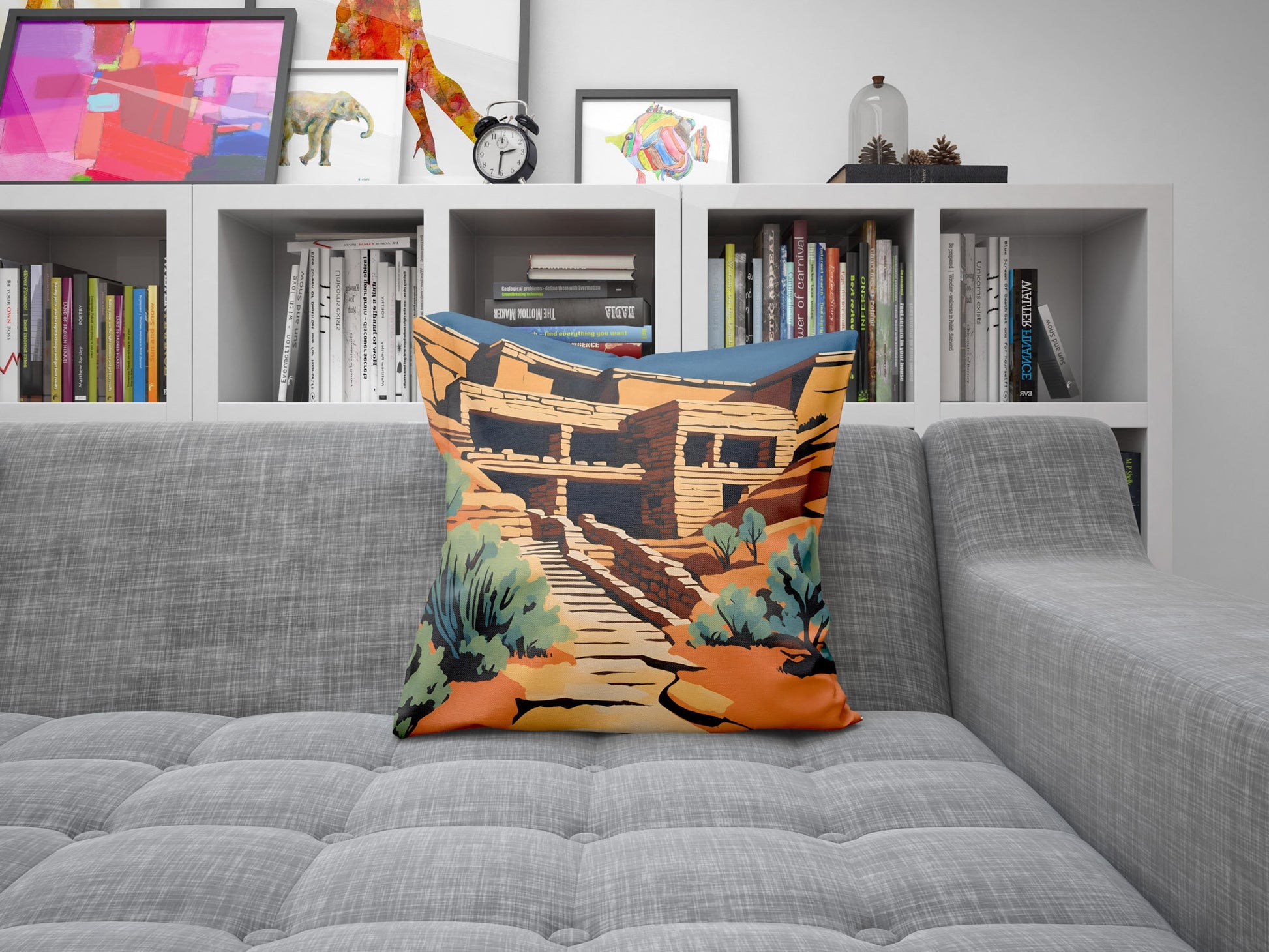 Mesa Verde National Park, Colorado Tapestry Pillows, Usa Travel Pillow, Soft Pillow Cases, 18 X 18 Pillow Covers, Home Decor Pillow