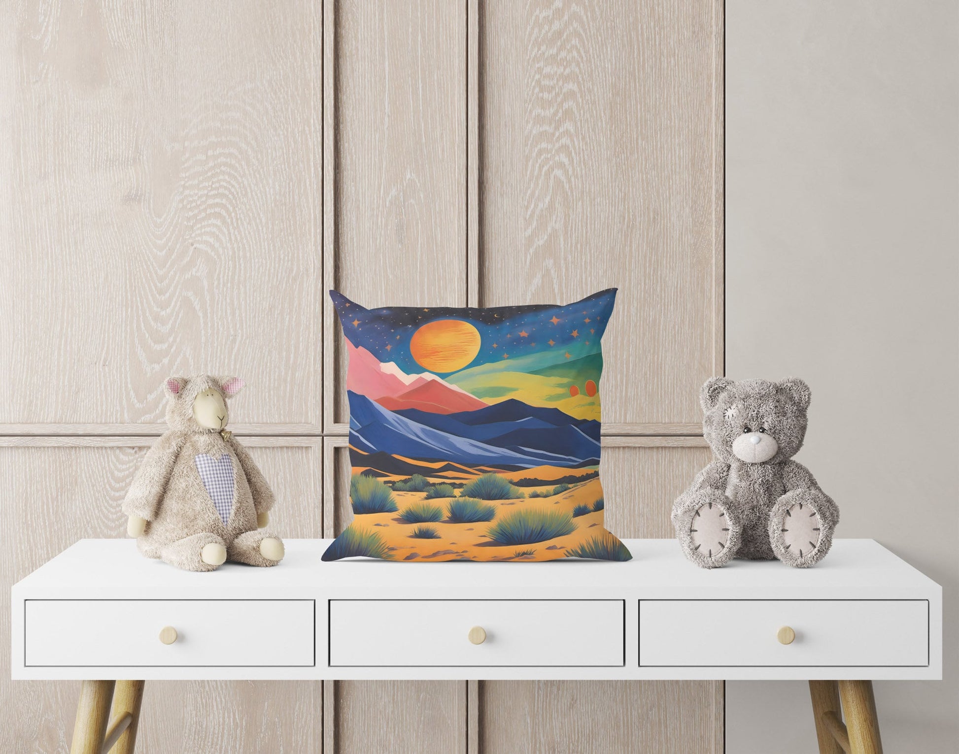 Astronomy Nights In Great Sand Dunes National Park, Colorado Throw Pillow, Usa Travel Pillow, Art Pillow, Colorful Pillow Case, 16X16 Case