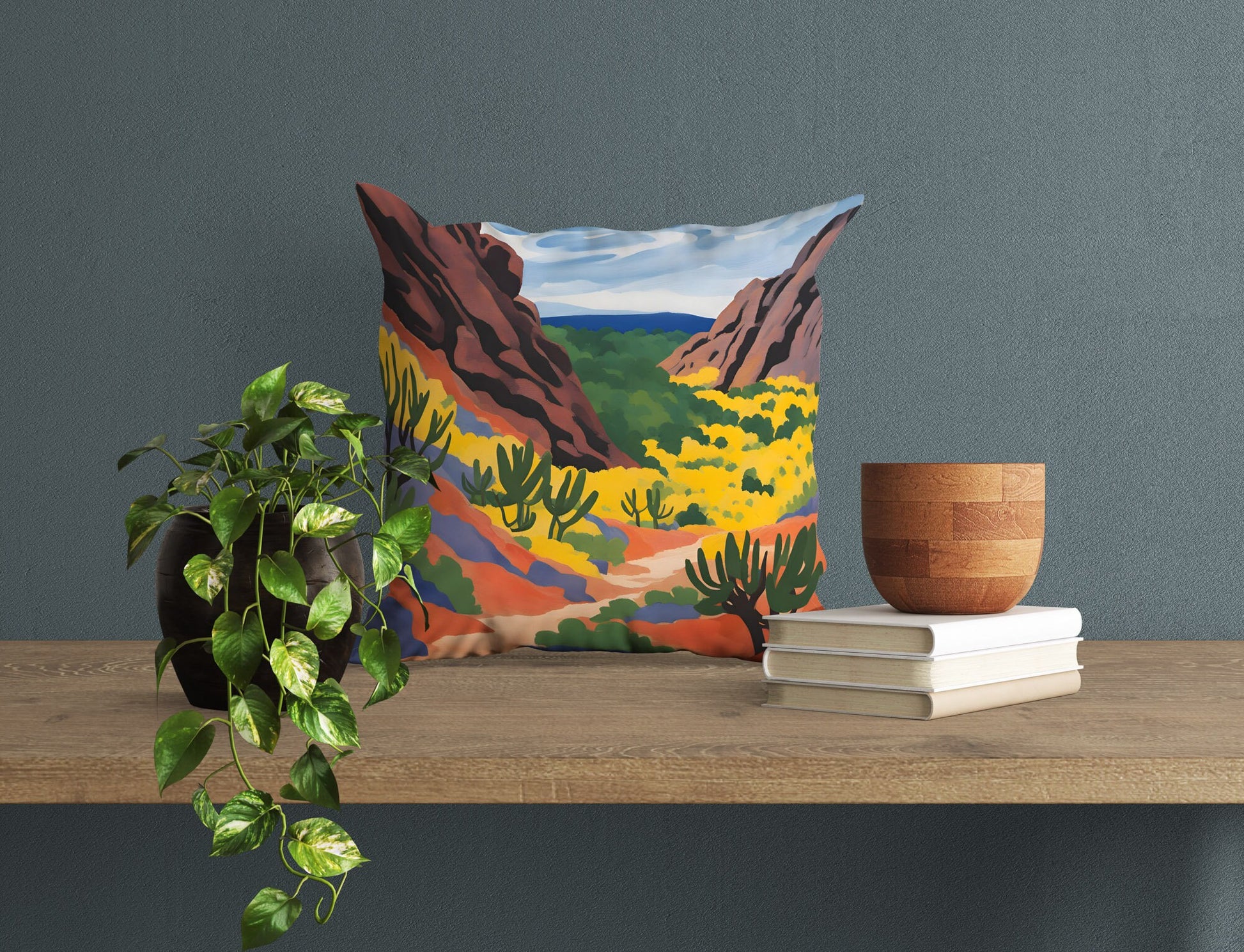 Wind Cave National Park Throw Pillow Cover, Usa Travel Pillow, Soft Pillow Cases, Colorful Pillow Case, Beautiful Pillow, Pillow Cover 20X20