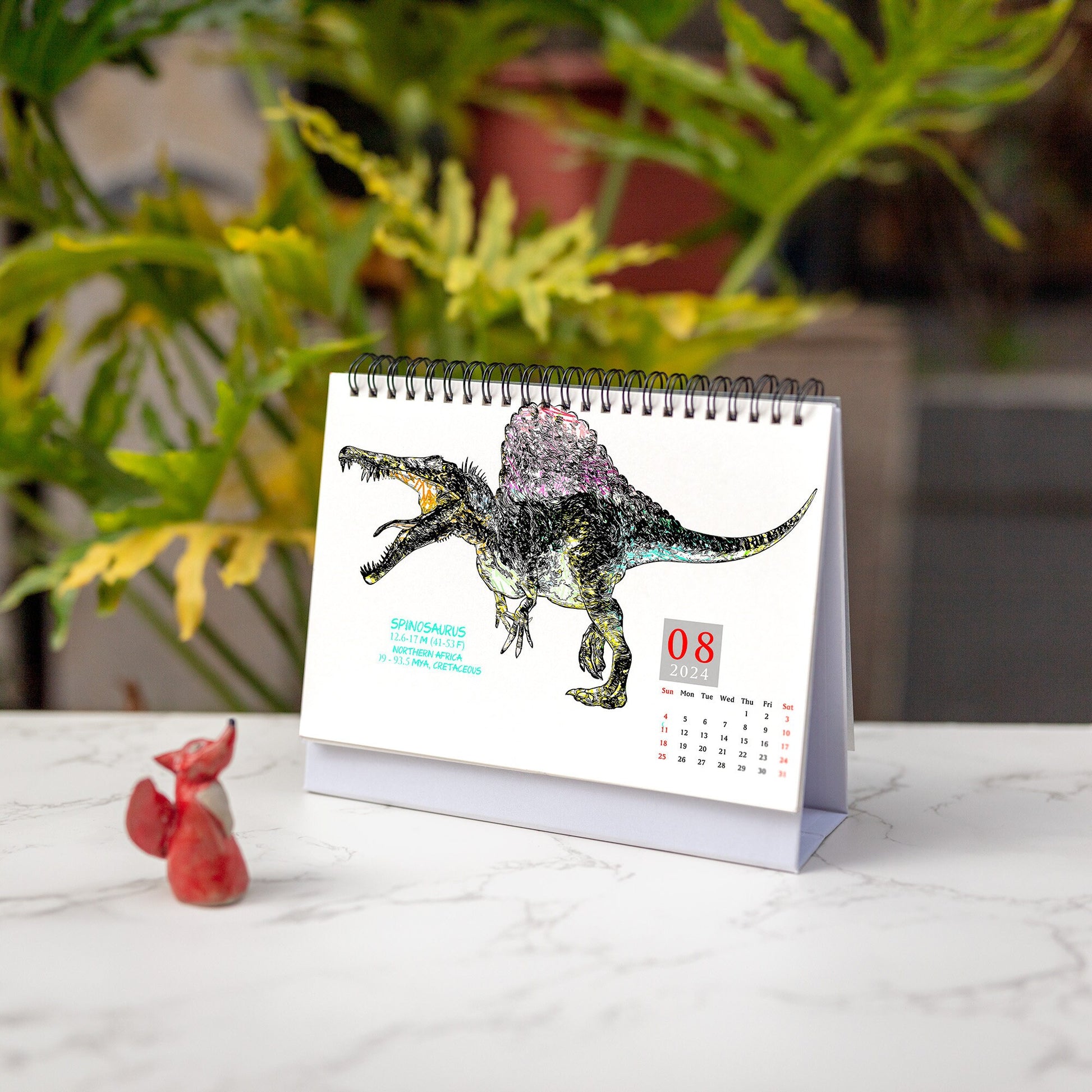 2024 Dinosaur Original Illustration Calendar - Minimalist Style, A5 Si – georgemillerart 2024-dinosaur-original-illustration-calendar-minimalist-style-a5-si-georgemillerart
